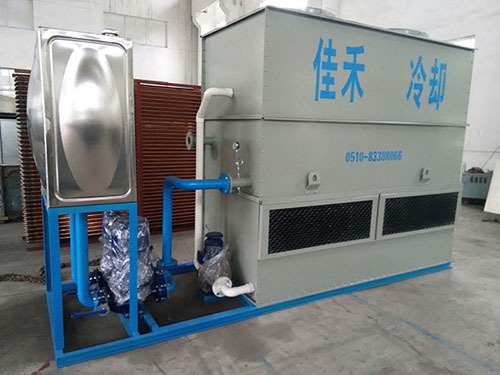 封閉式冷卻塔是由哪些配件組合而成的？